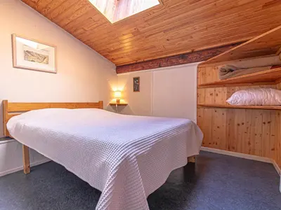 Un ou plusieurs lits dans un hébergement de l'établissement Appartement mezzanine pour 4 pers, proche des remontées - FR-1-840-45