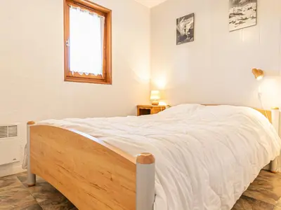 Un ou plusieurs lits dans un hébergement de l'établissement Appartement 2 pièces avec balcon et wifi, proche pistes - 4 pers. - FR-1-840-46