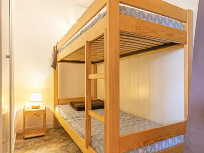 Un ou plusieurs lits dans un hébergement de l'établissement Appartement 2 pièces avec balcon et wifi, proche pistes - 4 pers. - FR-1-840-46