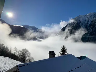 Paysage naturel près de le chalet