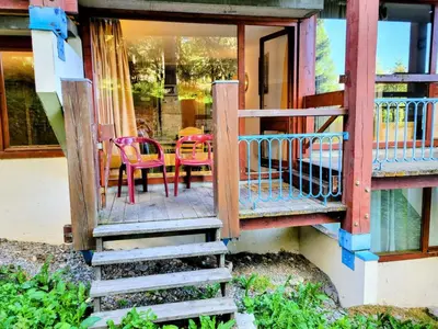 Balcon ou terrasse dans l'établissement Résidence Belles Challes - Studio double MAE-7633