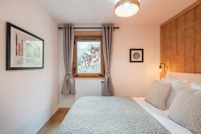 Un ou plusieurs lits dans un hébergement de l'établissement Apartment Erin Champagny-en-Vanoise - by EMERALD STAY