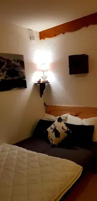 Un ou plusieurs lits dans un hébergement de l'établissement Balcons B 011 - PARC NAT VANOISE appart 6 pers