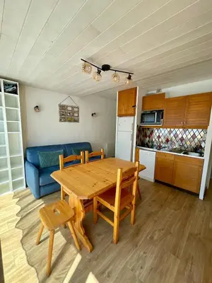 Coin salon dans l'établissement T2 3 à 4 pers proche télécabine et centre village