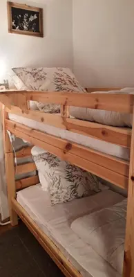 Un ou plusieurs lits dans un hébergement de l'établissement Résidence Alpages Du Chantel - Appartement 3 pièces 6 personnes MAE-5594