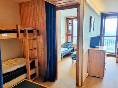 Un ou plusieurs lits dans un hébergement de l'établissement Résidence Nova 3 - Appartement 2 pièces 6 personnes proche des pistes MAE-8014