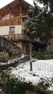 L'établissement Appartement 2 chambres avec poils à bois en hiver
