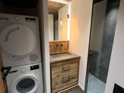 Plan de l'établissement Nouveau appartement 3 chambres, parking et WIFI à Val-d'Isère - FR-1-519-41