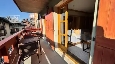 Balcon ou terrasse dans l'établissement La Marmotte ARC 1950