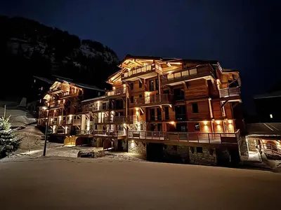 Vue générale sur la montagne ou vue sur la montagne depuis l'appartement