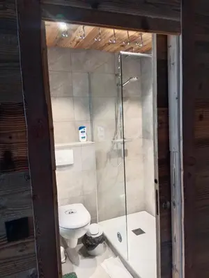 Salle de bains dans l'établissement Studio montagne