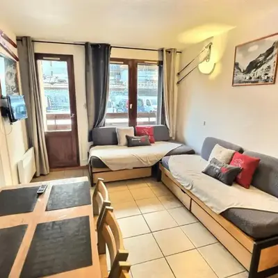 Résidence Les Jardins De Val - Appartement 2 pièces Cabine 6 personnes à Val d'isère à 350m du centre du village et 450m des pistes