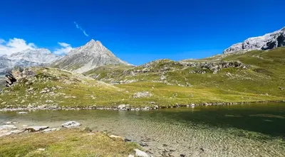 Paysage naturel près de le chalet