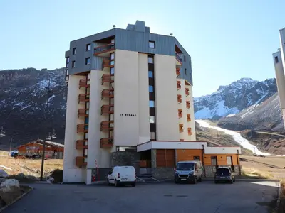 Vue générale sur la montagne ou vue sur la montagne depuis l'appartement