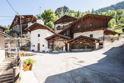 Vue générale sur la montagne ou vue sur la montagne depuis l'appartement