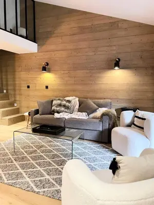 Coin salon dans l'établissement Résidence Le Dome - Appartement duplex renove · Centre station MAE-1543