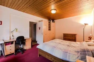 Un ou plusieurs lits dans un hébergement de l'établissement Résidence Le Portillo - 3pieces cosy · Proche centre station MAE-1613