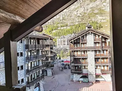 Vue générale sur la montagne ou vue sur la montagne depuis l'appartement