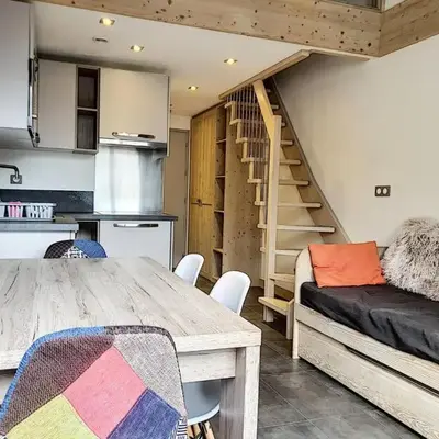 Résidence Les Verdets 2 - Studio mezzanine· Centre · Proche des pistes MAE-1703