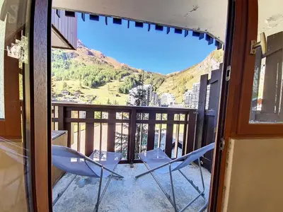 Vue générale sur la montagne ou vue sur la montagne depuis l'appartement