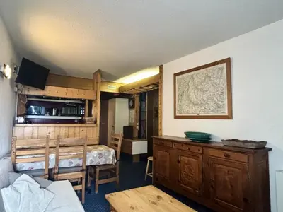 Cuisine ou kitchenette dans l'établissement Résidence Nova 3 - Appartement 2 pièces 6 personnes proche des pistes MAE-2143