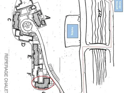 Plan de l'établissement Appartement Lanslebourg, 6 pers, tout confort - FR-1-508-309