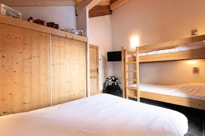 Un ou plusieurs lits dans un hébergement de l'établissement Résidence Le Criterium - Résidence Le Critérium 3Chalet E Appartement 8 MAE-1903