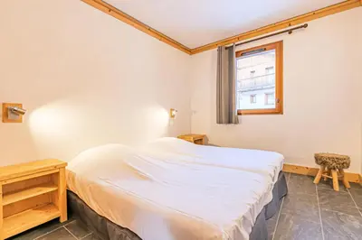 Un ou plusieurs lits dans un hébergement de l'établissement Résidence Le Criterium - Résidence Le Critérium 3Chalet E Appartement 3 MAE-1913