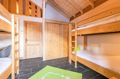 Un ou plusieurs lits superposés dans un hébergement de l'établissement Résidence Le Criterium - Résidence Le Critérium 3Chalet E Appartement 7 MAE-1963