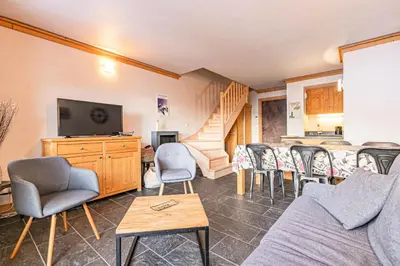 Cuisine ou kitchenette dans l'établissement Résidence Le Criterium - Résidence Le Critérium 3Chalet E Appartement 7 MAE-1963