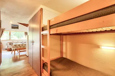 Un ou plusieurs lits dans un hébergement de l'établissement Résidence Le Soliet 1 - Appartement 2 pièces mezzanine - 6 personnes MAE-2013