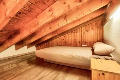 Un ou plusieurs lits dans un hébergement de l'établissement Résidence Le Soliet 1 - Appartement 2 pièces mezzanine - 6 personnes MAE-2013