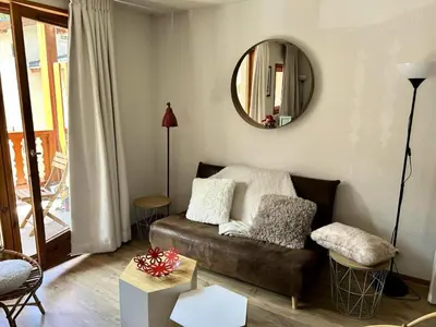 Coin salon dans l'établissement Résidence Les Essarts - 3 Pièces pour 6 Personnes MAE-2053