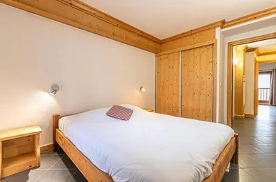 Un ou plusieurs lits dans un hébergement de l'établissement Résidence Le Criterium - Résidence Le Critérium 3 Chalet A Appartement 5 MAE-2063