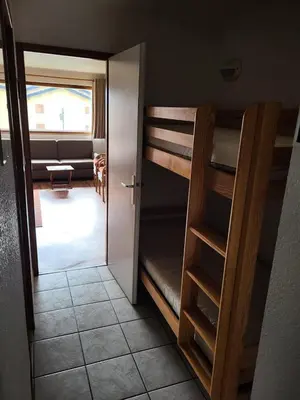 Un ou plusieurs lits dans un hébergement de l'établissement Résidence Les Balcons Des Curtious - Appartement 2 pièces coin montagne - 4 personnes MAE-2103