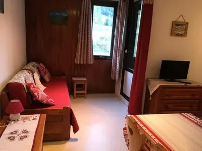 Télévision ou salle de divertissement dans l'établissement Résidence Colombaz - Studio pour 4 Personnes MAE-2153