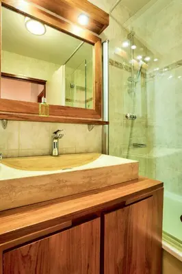 Salle de bains dans l'établissement Résidence Les Balcons Des Curtious - Appartement 3 pièces - 6 personnes MAE-2183