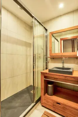 Salle de bains dans l'établissement Résidence Les Balcons Des Curtious - Appartement 3 pièces - 6 personnes MAE-2183