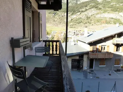 Vue générale sur la montagne ou vue sur la montagne depuis l'appartement