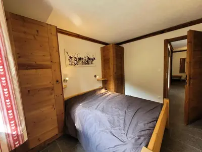 Un ou plusieurs lits dans un hébergement de l'établissement Résidence La Bergerie - Très bel appartement vue sur pistes MAE-2213