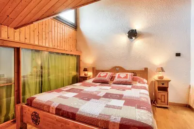 Un ou plusieurs lits dans un hébergement de l'établissement Résidence Albaron - Appartement 2 pièces mezzanine - 6 personnes MAE-2233