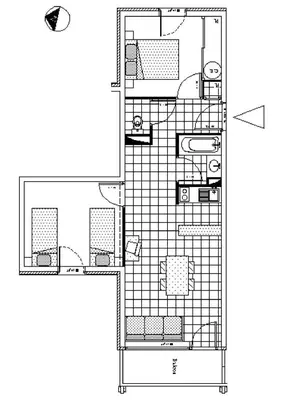 Plan de l'établissement Résidence Les Balcons Des Curtious - 3 Pièces pour 6 Personnes MAE-2283