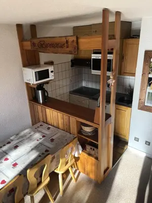 Cuisine ou kitchenette dans l'établissement Résidence Albaron - Appartement 2 pièces mezzanine - 6 personnes MAE-2333