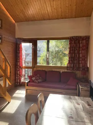Coin salon dans l'établissement Résidence Albaron - Appartement 2 pièces mezzanine - 6 personnes MAE-2333