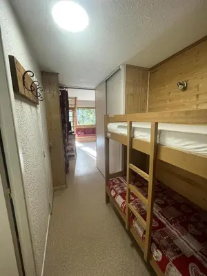 Un ou plusieurs lits dans un hébergement de l'établissement Résidence Albaron - Appartement 2 pièces mezzanine - 6 personnes MAE-2333