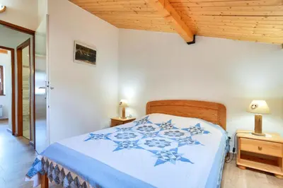Un ou plusieurs lits dans un hébergement de l'établissement Résidence Les Balcons Des Curtious - Appartement 4 pièces - 8 personnes MAE-2393