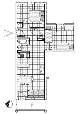 Plan de l'établissement Résidence Les Balcons Des Curtious - 3 Pièces pour 6 Personnes MAE-2463