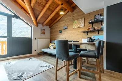 Cuisine ou kitchenette dans l'établissement Résidence Cokott - Appartement 2 pièces - 4 personnes MAE-2513