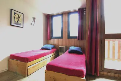 Un ou plusieurs lits dans un hébergement de l'établissement Résidence Arcelle / Arselle - Studio pour 4 Personnes MAE-2533