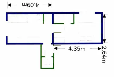 Plan de l'établissement Résidence Andagne - Appartement 2 personnes avec chambre indépendante MAE-2633